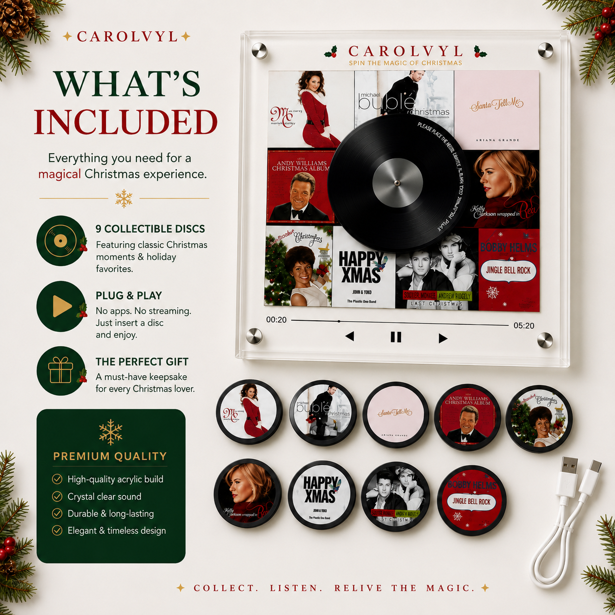 Jingle Hits™ Vinyl Player